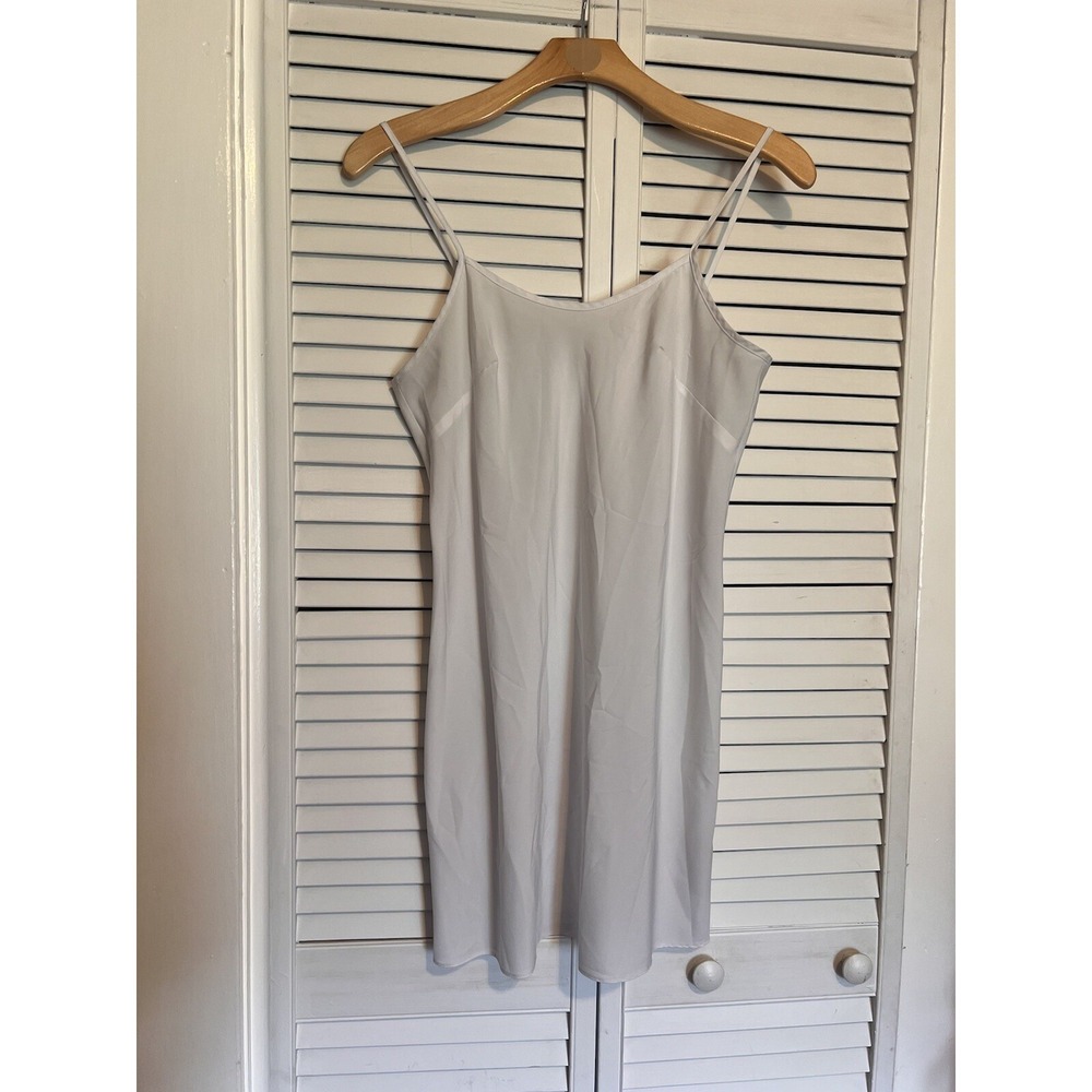 NANETTE LEPORE Women's Size 8 Slip Night Shirt Nightie Cami Dress White